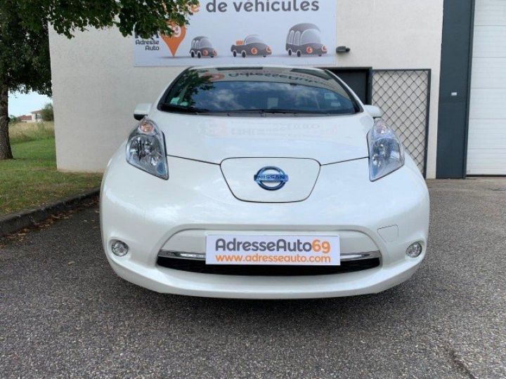 Nissan Leaf ACENTA PACK 109 24KWH AUTO     Electrique BLANC - 2