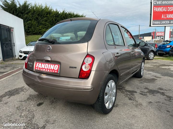 Nissan Micra 1.2 I 80Ch Acenta Boite Automatique Beige - 3