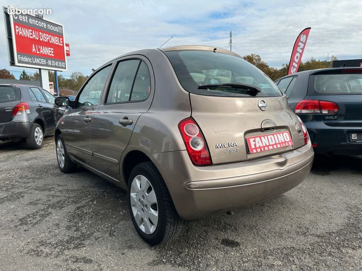 Nissan Micra 1.2 I 80Ch Acenta Boite Automatique Beige - 5