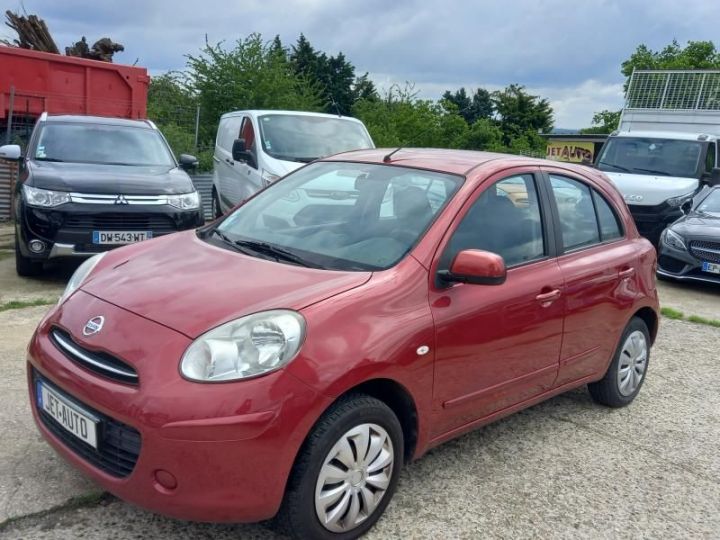 Nissan Micra IV 1.2 80 VISIA 5P Bordeaux - 1