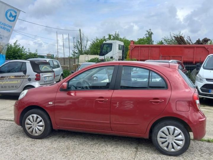 Nissan Micra IV 1.2 80 VISIA 5P Bordeaux - 2