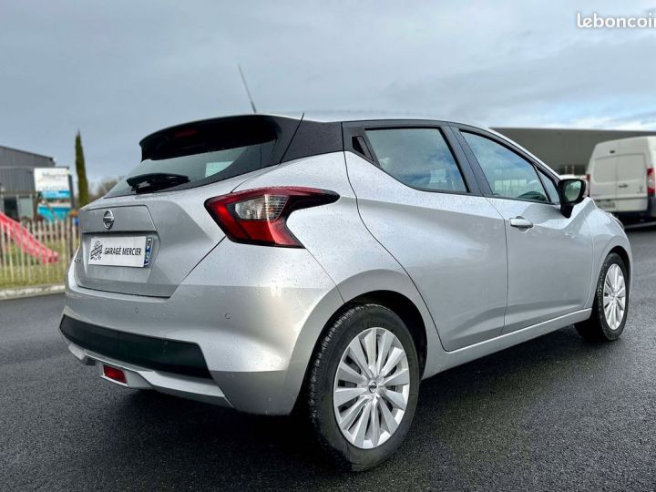 Nissan Micra V 1.0 IG-T 90ch ACENTA Gris - 3