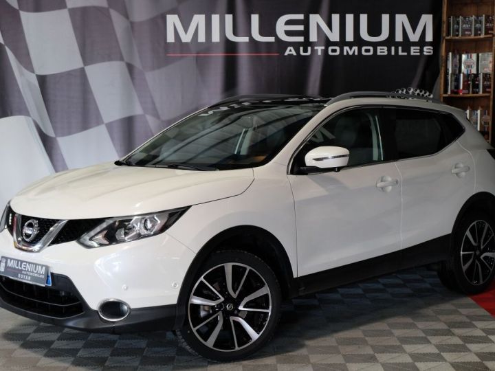 Nissan Qashqai 1.6 DCI 130CH TEKNA 1ERE MAIN Blanc - 1