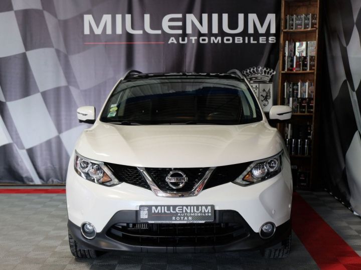 Nissan Qashqai 1.6 DCI 130CH TEKNA 1ERE MAIN Blanc - 3