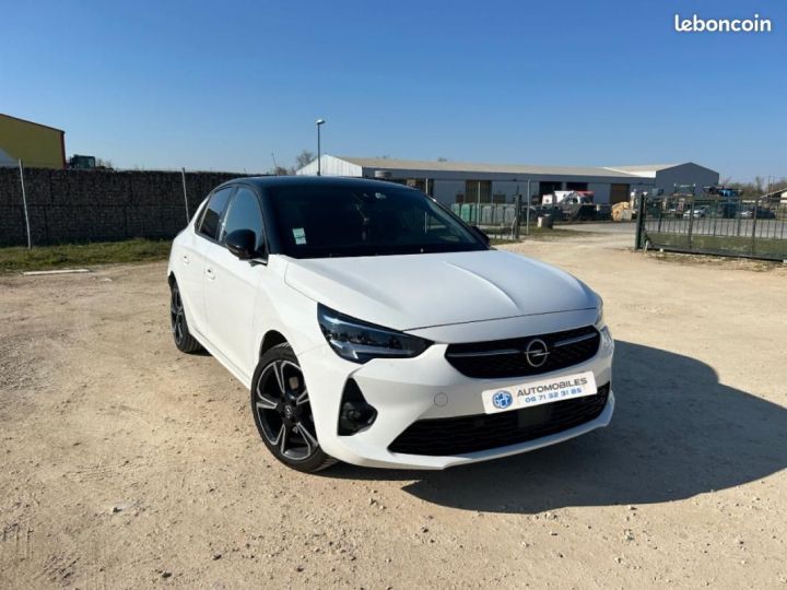 Opel Corsa 1.2 Turbo 100 ch BVA8 Edition Business Blanc - 2