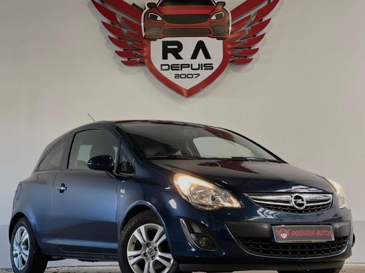 Opel Corsa 1.4 87CH SATELLITE Bleu Foncé Métallisé - 1