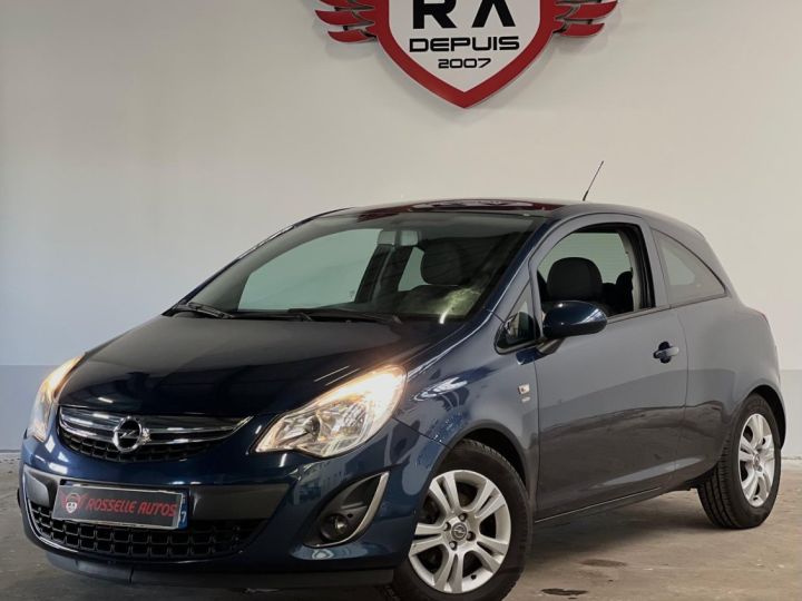 Opel Corsa 1.4 87CH SATELLITE Bleu Foncé Métallisé - 2