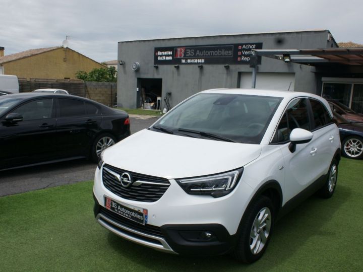 Opel Crossland X 1.2 TURBO 130CH ELEGANCE BVA EURO 6D-T Blanc - 1