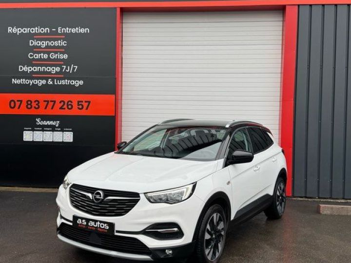 Opel Grandland X 1.5 CDTI S&S 130 cv SUV Turbo D Camera de recul- bv6 gps- écran tactile led- blanc nacré Garantie 12 mois reprise Blanc - 1