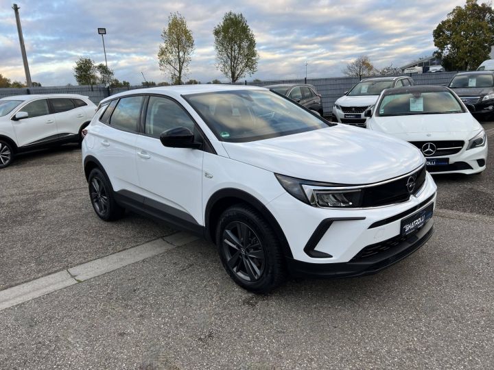 Opel Grandland X 130ch BVA8 1erMain GPS Caméra TVA20% Récupérable 19,000€ H.T. BLANC - 2