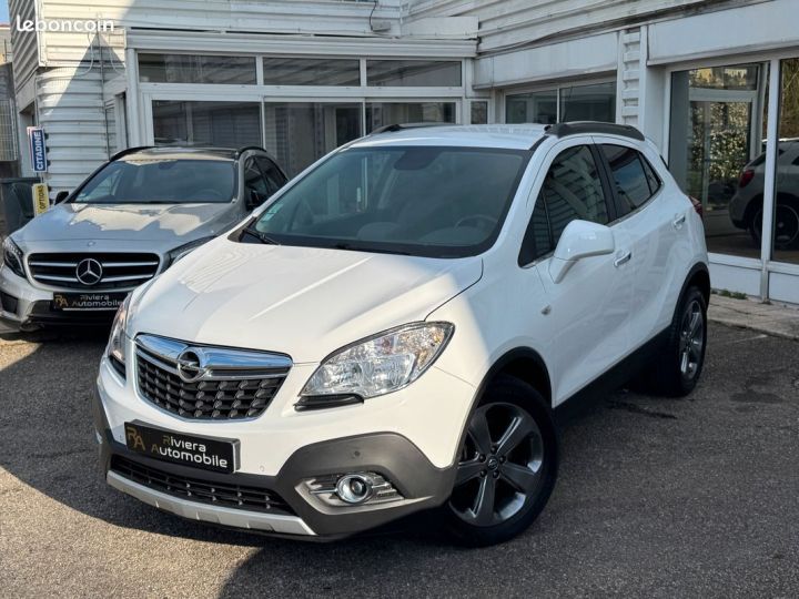 Opel Mokka 1.4 Turbo 140 Cv Cosmo 4X4 Caméra De Recul-Gps-Bluetooth Blanc - 1