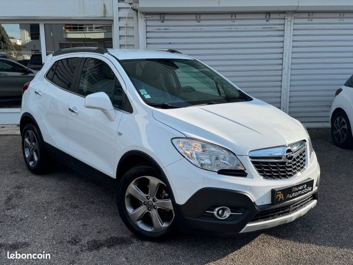 Opel Mokka 1.4 Turbo 140 Cv Cosmo 4X4 Caméra De Recul-Gps-Bluetooth Blanc - 2