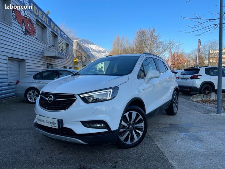 Opel Mokka X 1.6 D 136ch Elite GPS Cuir Caméra Sièges et volant chauffants Blanc - 2