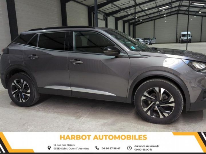 Peugeot 2008 1.2 puretech 130cv eat8 allure + camera de recul + navi Gris platinium - 1