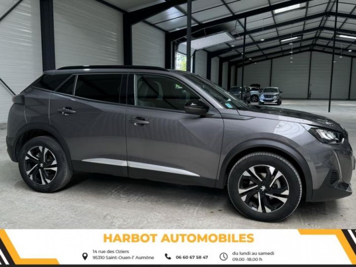 Peugeot 2008 1.2 puretech 130cv eat8 allure + camera de recul + navi Gris platinium - 1