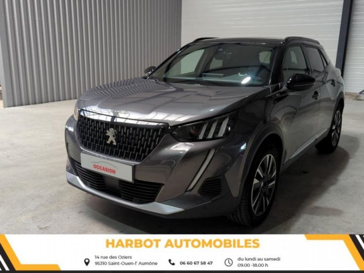 Peugeot 2008 1.2 puretech 130cv eat8 gt + toit pano + jantes 18 Gris platinium / toit noir - 2