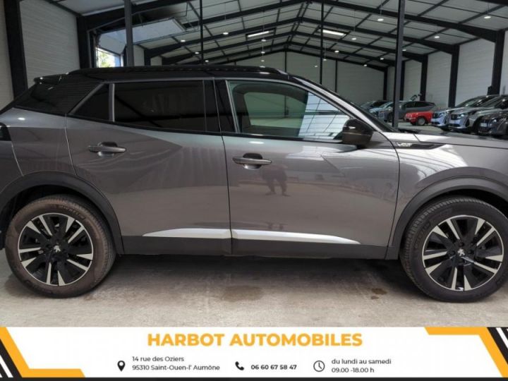 Peugeot 2008 1.2 puretech 130cv eat8 gt + toit pano + jantes 18 Gris platinium / toit noir - 3