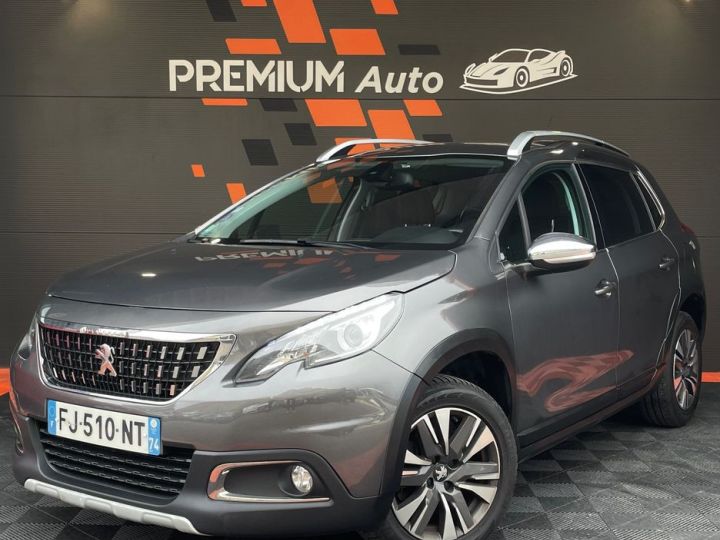 Peugeot 2008 1.2i 130 cv Boîte Auto Allure Caméra de recul Climatisation automatique Crit'air 1 Ct Ok 2027 Gris - 1