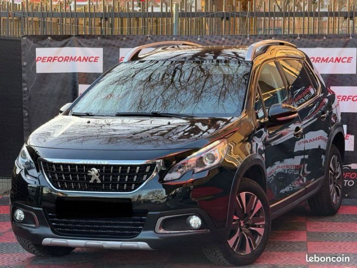 Peugeot 2008 Allure 1.2 110CV Boîte automatique année 11-2017 67.000KM Certifié Garantie 3 Mois a 9490euro Noir - 1