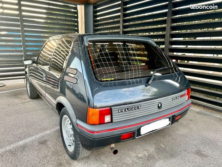 Peugeot 205 gti 1.6 105 ch phase 1 1986 francaise suivi 102 000 kms Gris - 3
