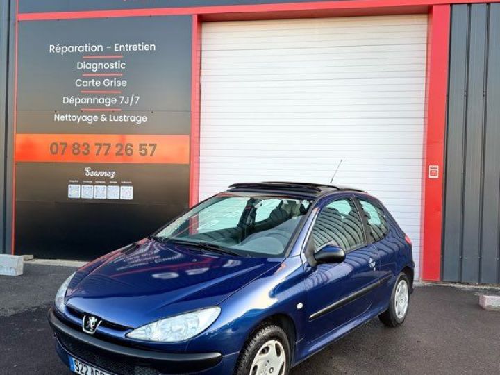 Peugeot 206 1,4 I 75 cv Toit ouvrant payement 4 fois sans frais 1 ere main Bleu - 1