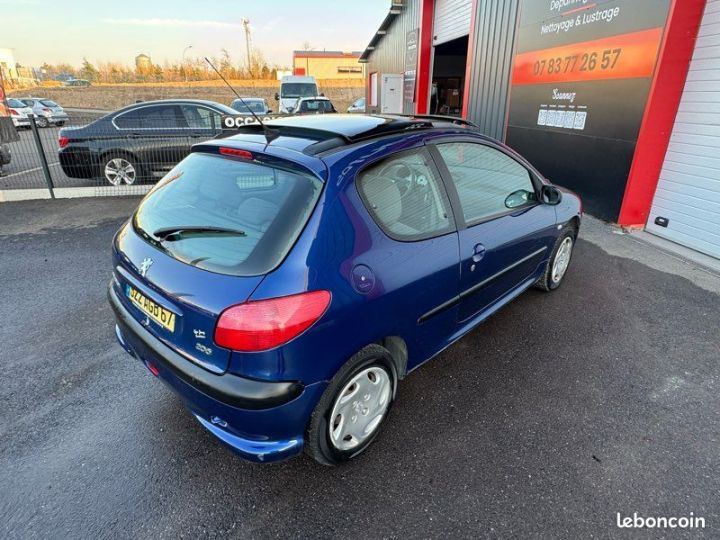 Peugeot 206 1,4 I 75 cv Toit ouvrant payement 4 fois sans frais 1 ere main Bleu - 2