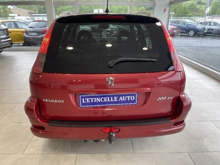 Peugeot 206 SW 1.4 HDi Trendy Rouge - 9