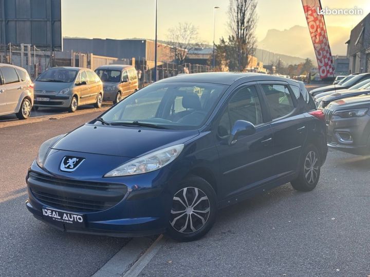 Peugeot 207 SW 1.6 HDI 90 Trendy 1ère Main Bleu - 1