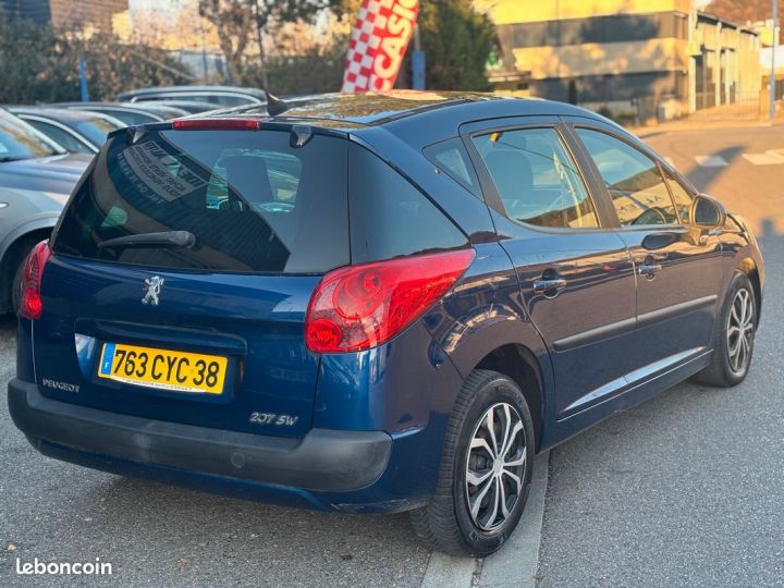 Peugeot 207 SW 1.6 HDI 90 Trendy 1ère Main Bleu - 2