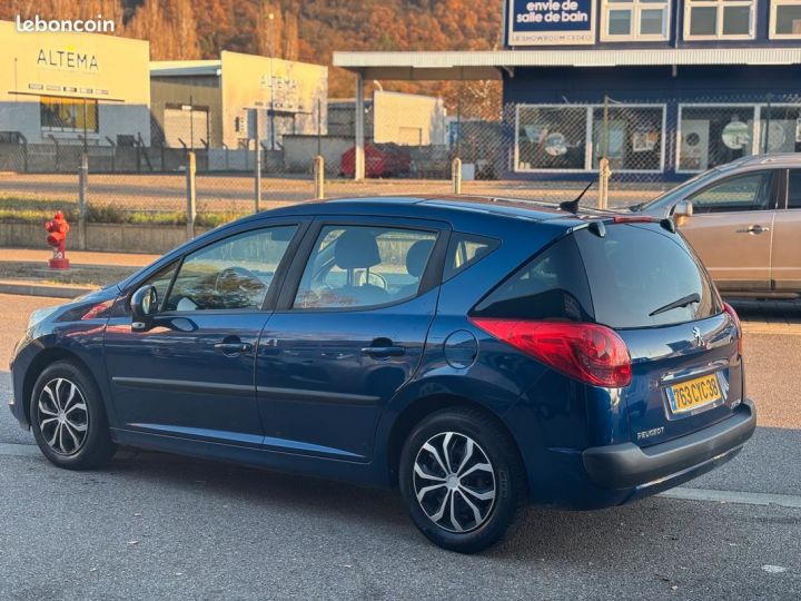 Peugeot 207 SW 1.6 HDI 90 Trendy 1ère Main Bleu - 4