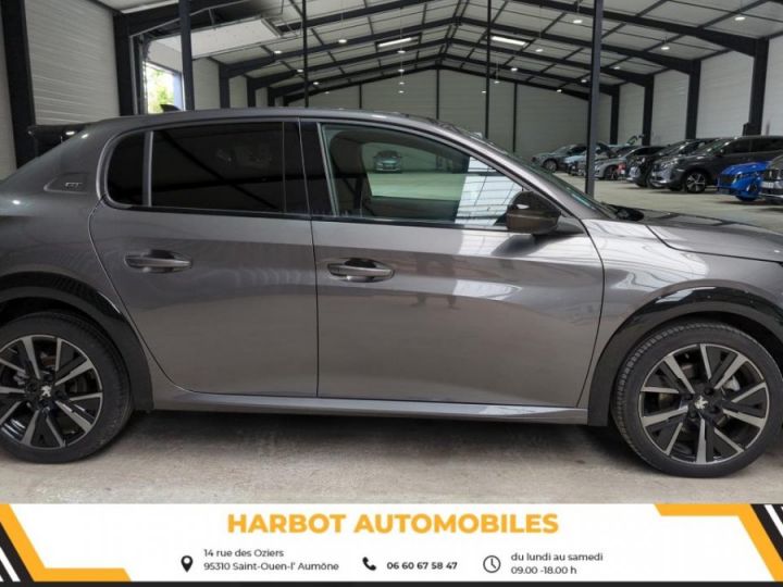 Peugeot 208 1.2 puretech 100cv eat8 gt + adml + pack drive assist Gris platinium / toit noir - 3