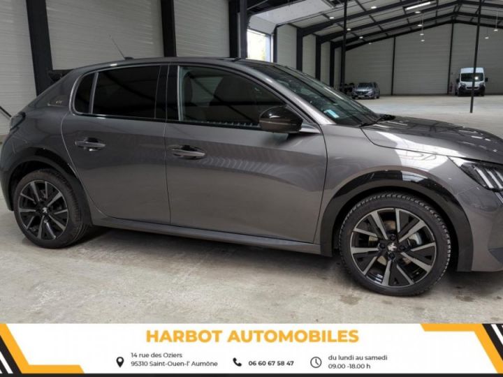 Peugeot 208 1.2 puretech 100cv eat8 gt + adml + pack drive assist Gris platinium / toit noir - 1