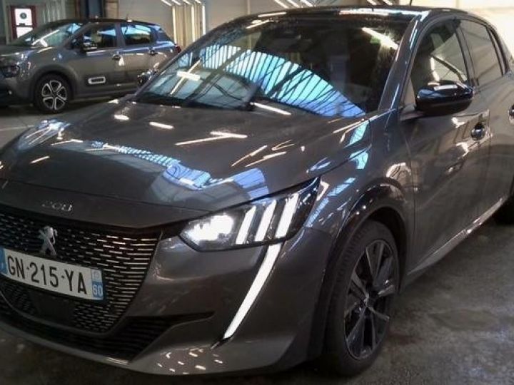 Peugeot 208 1.2 puretech 100cv eat8 gt + adml + pack drive assist plus Gris platinium / toit noir - 1