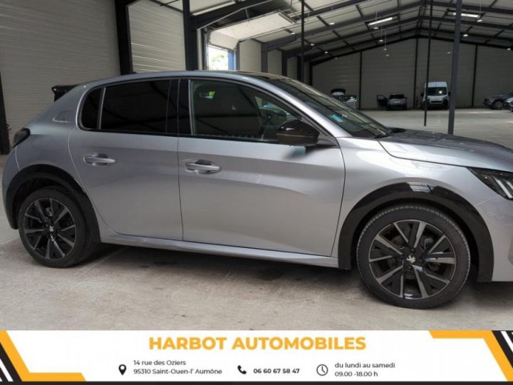 Peugeot 208 1.2 puretech 100cv eat8 gt + toit pano Gris artense / toit noir - 1