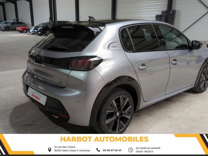 Peugeot 208 1.2 puretech 100cv eat8 gt + toit pano Gris artense / toit noir - 4