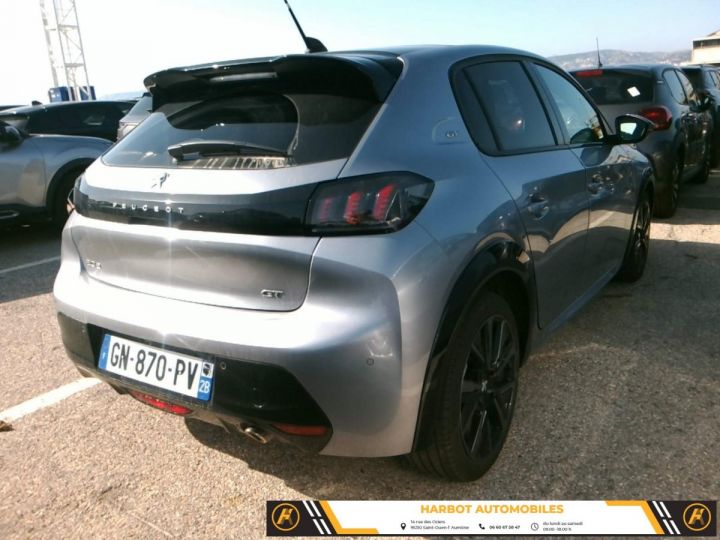 Peugeot 208 1.2 puretech 100cv eat8 gt + toit pano Gris artense / toit noir - 2