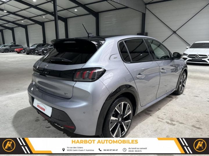 Peugeot 208 1.2 puretech 130cv eat8 gt + adml + pack drive assist Gris artense / toit noir - 4