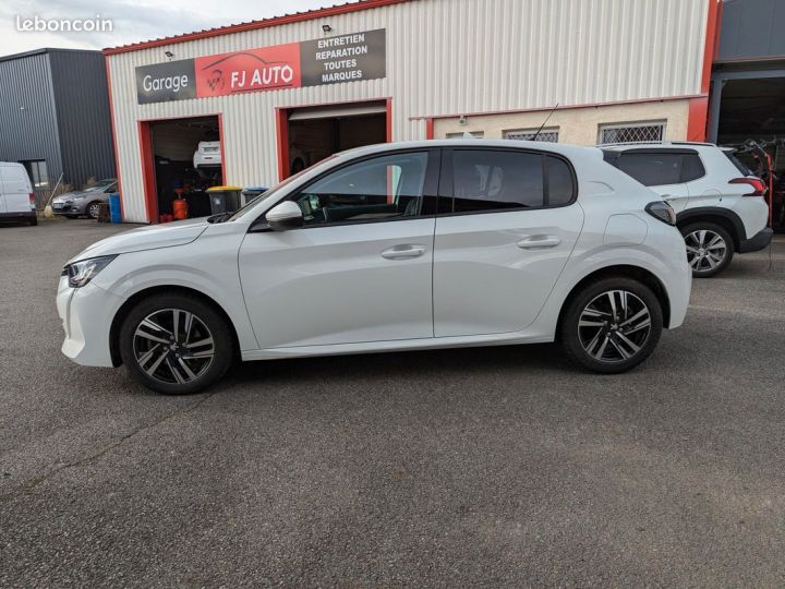 Peugeot 208 1.5 blue hdi 100 allure Blanc - 2