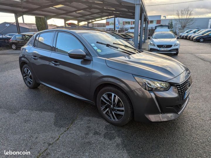 Peugeot 208 1.5 blue hdi 100 allure, toit panoramique Gris - 2