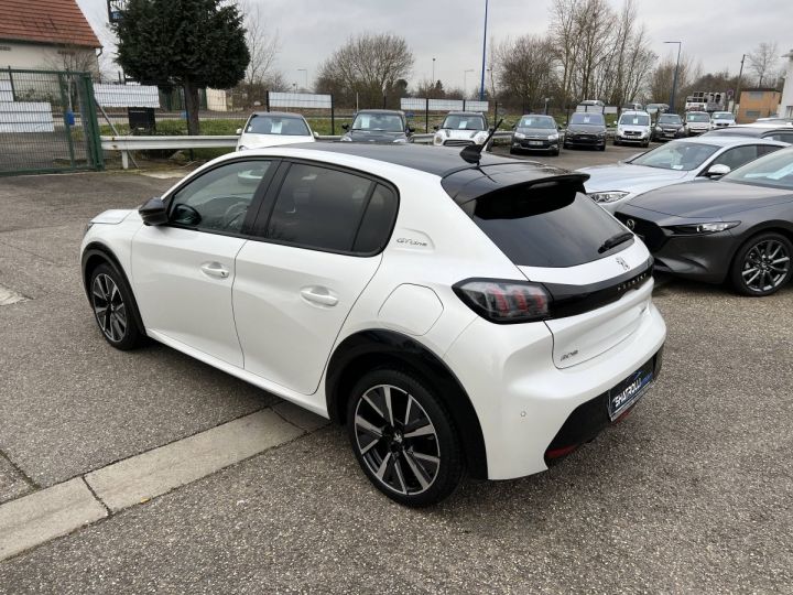 Peugeot 208 II 1.2 100ch GT Line 1erMain GPS Caméra Carplay Garantie 10 ans Prime a la conversion TVA20% Récuperable Blanc - 5