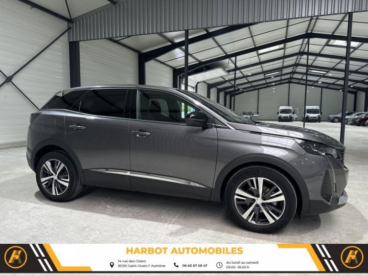 Peugeot 3008 1.2 puretech 130cv bvm6 allure pack + alarme + sieges chauffants Gris platinium - 1