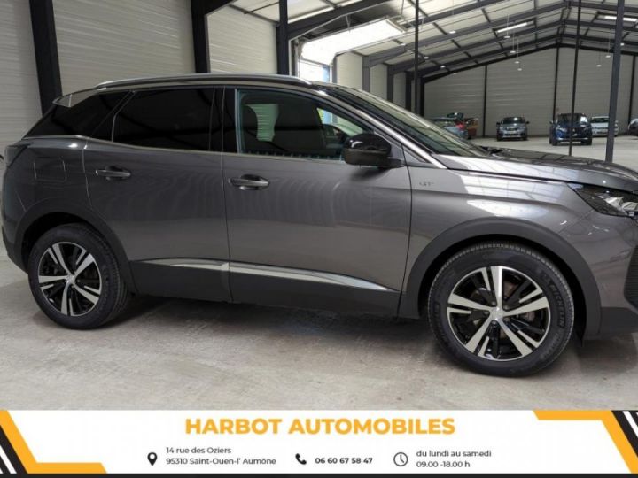 Peugeot 3008 1.2 puretech 130cv eat8 gt + sieges chauffants Gris platinium / toit noir - 1