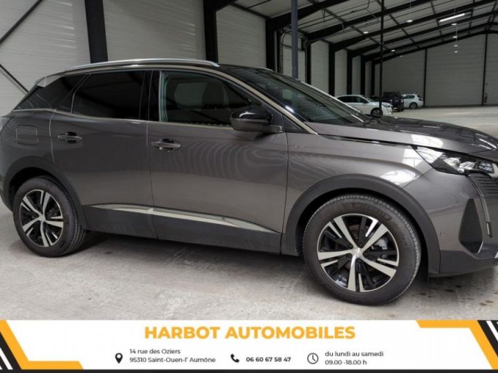 Peugeot 3008 1.2 puretech 130cv eat8 gt + sieges chauffants Gris platinium / toit noir - 1