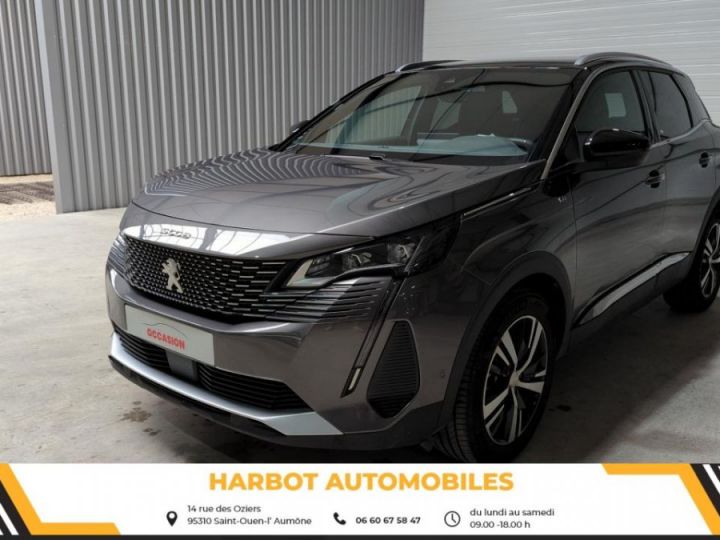 Peugeot 3008 1.2 puretech 130cv eat8 gt + sieges chauffants + hayon mains libres Gris platinium / toit noir - 2