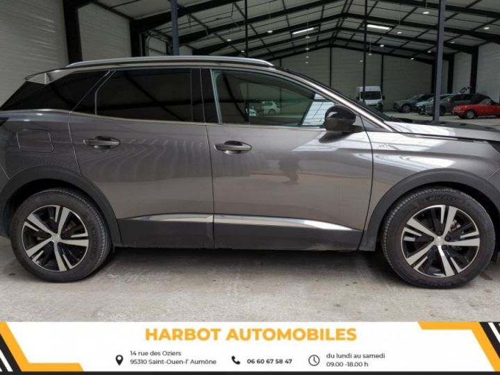 Peugeot 3008 1.2 puretech 130cv eat8 gt + sieges chauffants + hayon mains libres Gris platinium / toit noir - 3