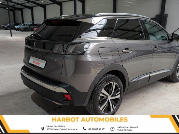 Peugeot 3008 1.2 puretech 130cv eat8 gt + sieges chauffants + hayon mains libres Gris platinium / toit noir - 4