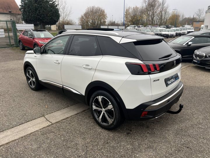 Peugeot 3008 1.5 BlueHDi 130ch EAT8 GT-Line S&S GPS Caméra Attelage Toit Pano BLANC - 5