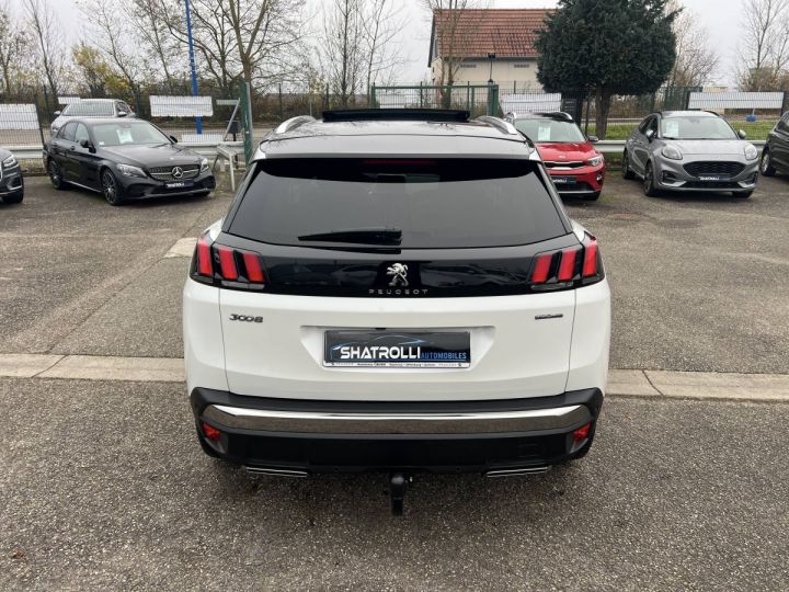 Peugeot 3008 1.5 BlueHDi 130ch EAT8 GT-Line S&S GPS Caméra Attelage Toit Pano BLANC - 6