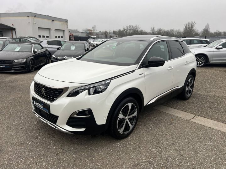 Peugeot 3008 1.5 BlueHDi 130ch EAT8 GT-Line S&S GPS Caméra Attelage Toit Pano BLANC - 27