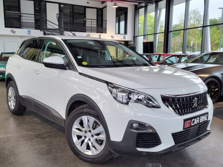 Peugeot 3008 Active HDI 130 EAT8 Garantie 6 ans GPS Mirror Link 17P 349-mois Blanc - 3